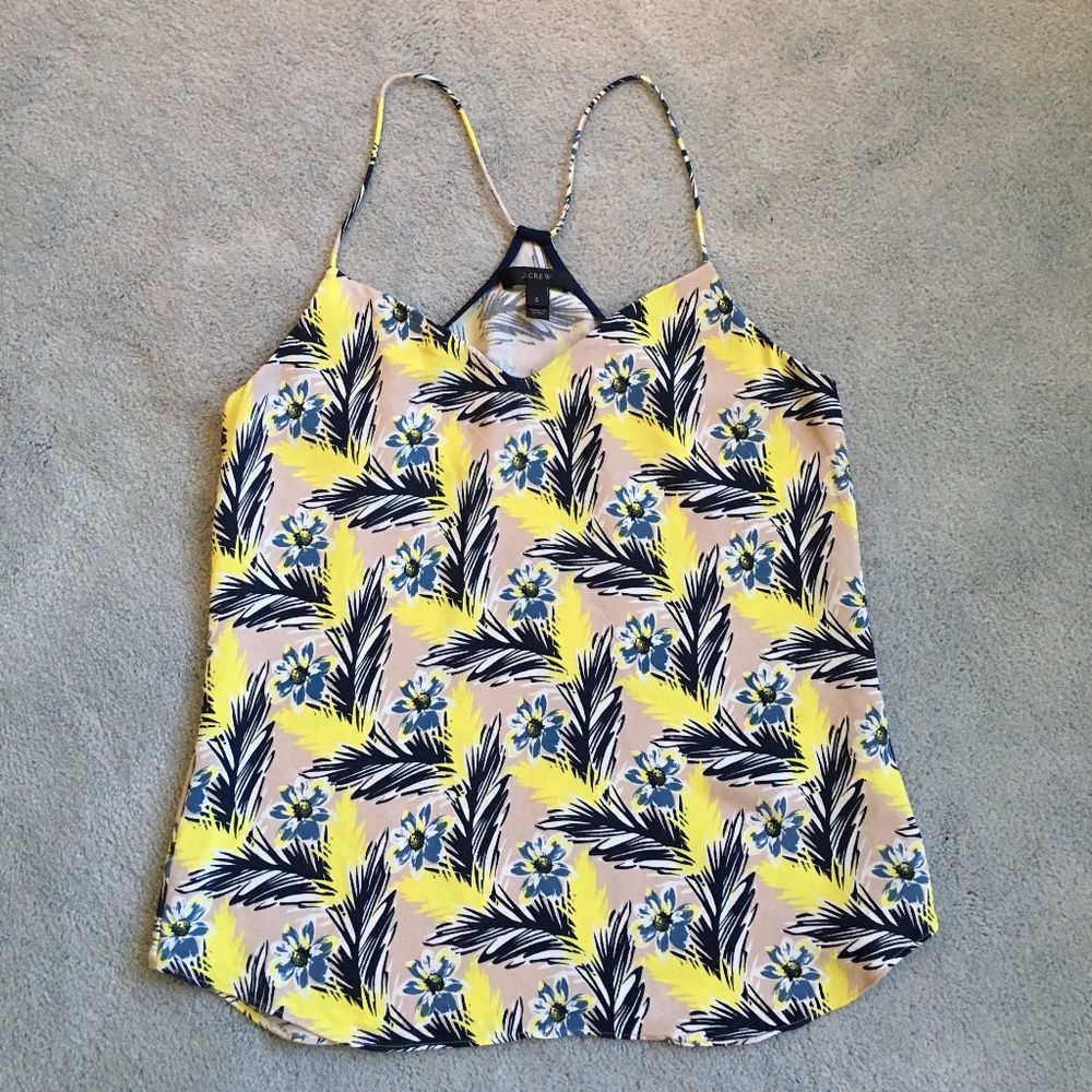 J Crew Silk Tank Top